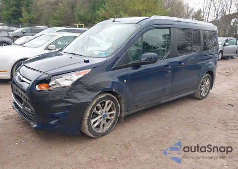 2016 Ford Transit Connect Titanium from USA, damaged, VIN NM0GE9G7XG1262603